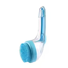 Wagly™ Multi-Functional Pet Brush – Built-in Shampoo Dispenser, Gentle Silicone Bristles, Easy to Clean, Perfect for Short-Haired Pets