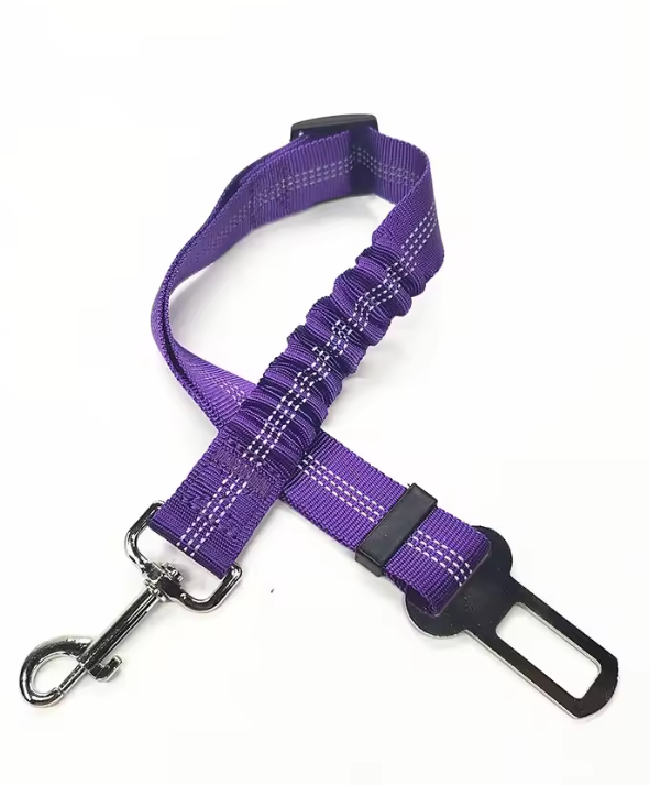 Wagly™ Adjustable Dog Seatbelt – Safe & Comfortable Car Travel for Pets