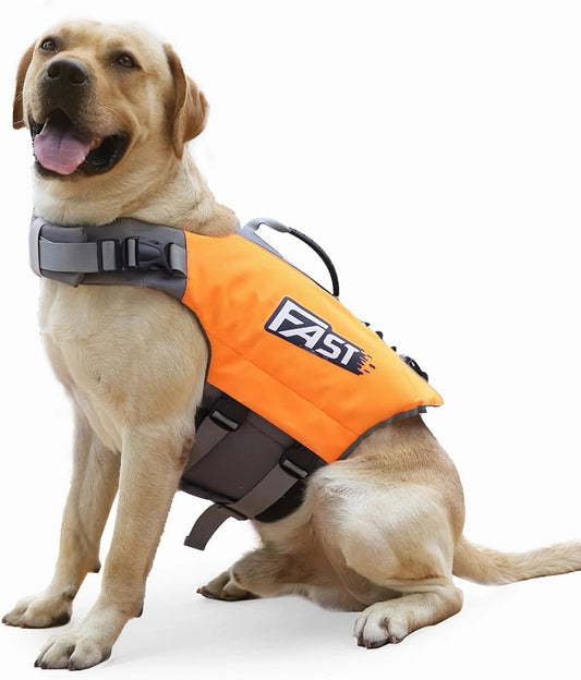 Wagly™ Dog Life Jacket – Premium Safety Vest for Swimming & Boating