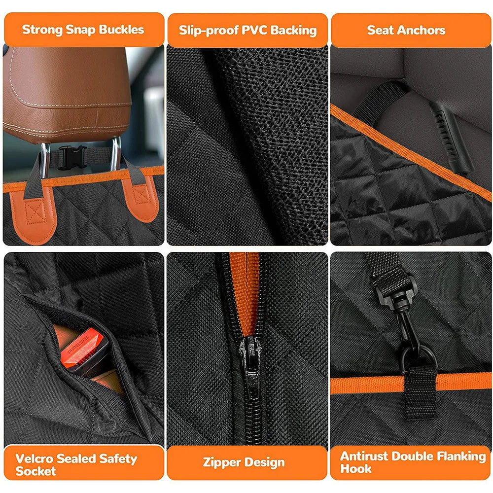 Wagly™ Dog Car Back Seat Extender & Hammock – Waterproof Protector Mat