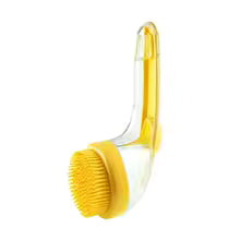 Wagly™ Multi-Functional Pet Brush – Built-in Shampoo Dispenser, Gentle Silicone Bristles, Easy to Clean, Perfect for Short-Haired Pets